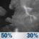 Monday Night: A chance of showers and thunderstorms. Mostly cloudy, with a low around 70. Chance of precipitation is 50%. Monday Night: Chance Showers And Thunderstorms