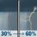 Tuesday: A chance of rain showers before 2pm, then a chance of showers and thunderstorms between 2pm and 5pm, then showers and thunderstorms likely. Mostly cloudy, with a high near 82. Northeast wind 6 to 9 mph. Chance of precipitation is 60%. Tuesday: Chance Rain Showers then Chance Showers And Thunderstorms