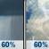 Saturday: Rain showers likely before 2pm, then showers and thunderstorms likely. Mostly cloudy, with a high near 75. Chance of precipitation is 60%. Saturday: Rain Showers Likely